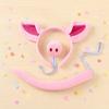 Costume Accessories Set Ears Headband Nose and Tail 3-Piece