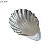 304 Stainless Steel Shell Plate Metal Cheese Plate Dessert Dish Jewelry Storage Plate Decorative Dish Featured Tableware
