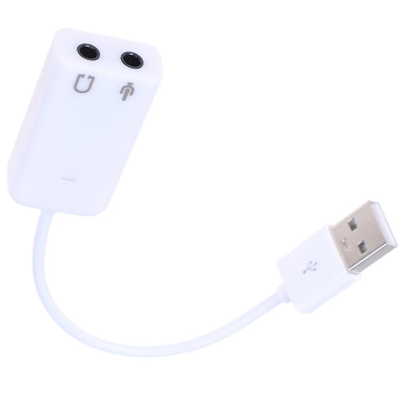 External Usb Audio Sound Card Adapter 7.1 Virtual Channel With Cable 3.5Mm
