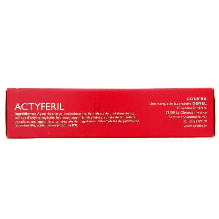 Actyferil 60 gélules