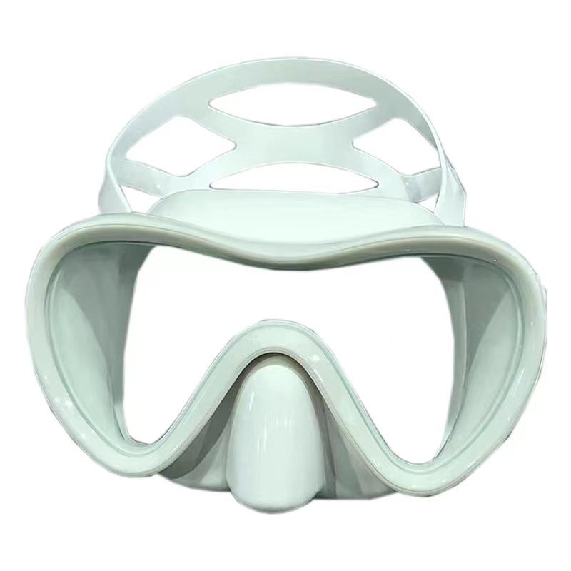 Adult Large Frame Silicone Diving and Snorkeling Goggles