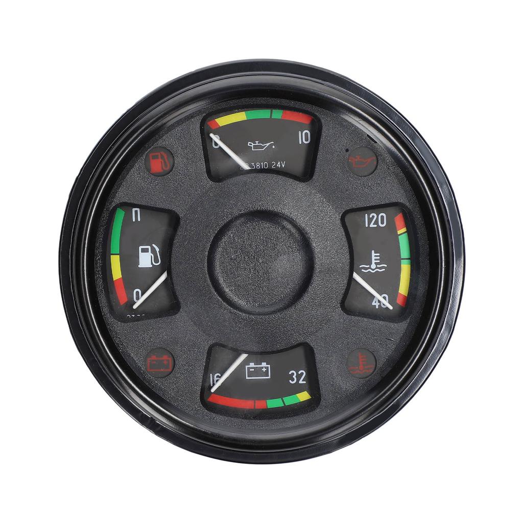 4 In 1 Car Instrument Assembly MultiFunctional Automotive Fuel Gauge Oil Pressure Gauge Water