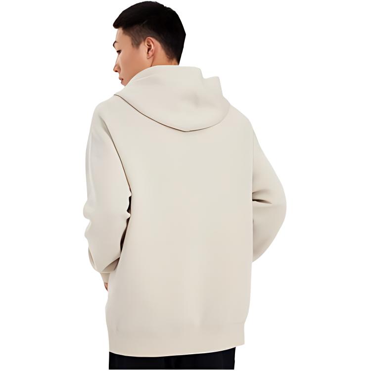 Li Ning Sweatshirt Unisex Oat Gray Between Gray Couple's AWDS087-4