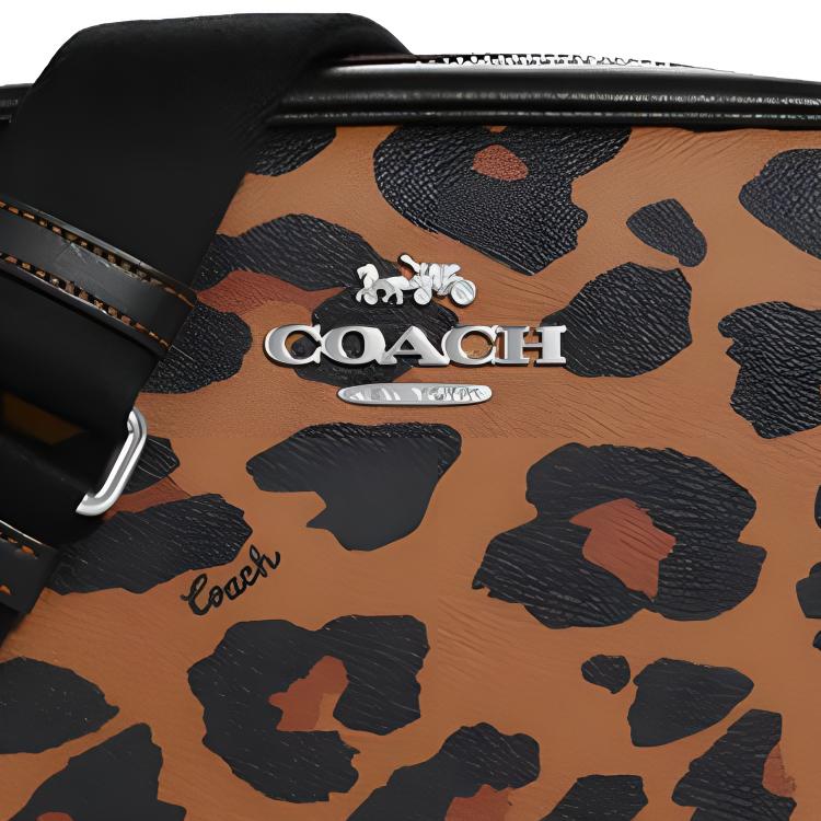 COACH Jamie Print Coated Canvas With Smooth Leather Camera Bag, Crossbody Bag, Shoulder Bag Regular Women's CC759-SVMU4