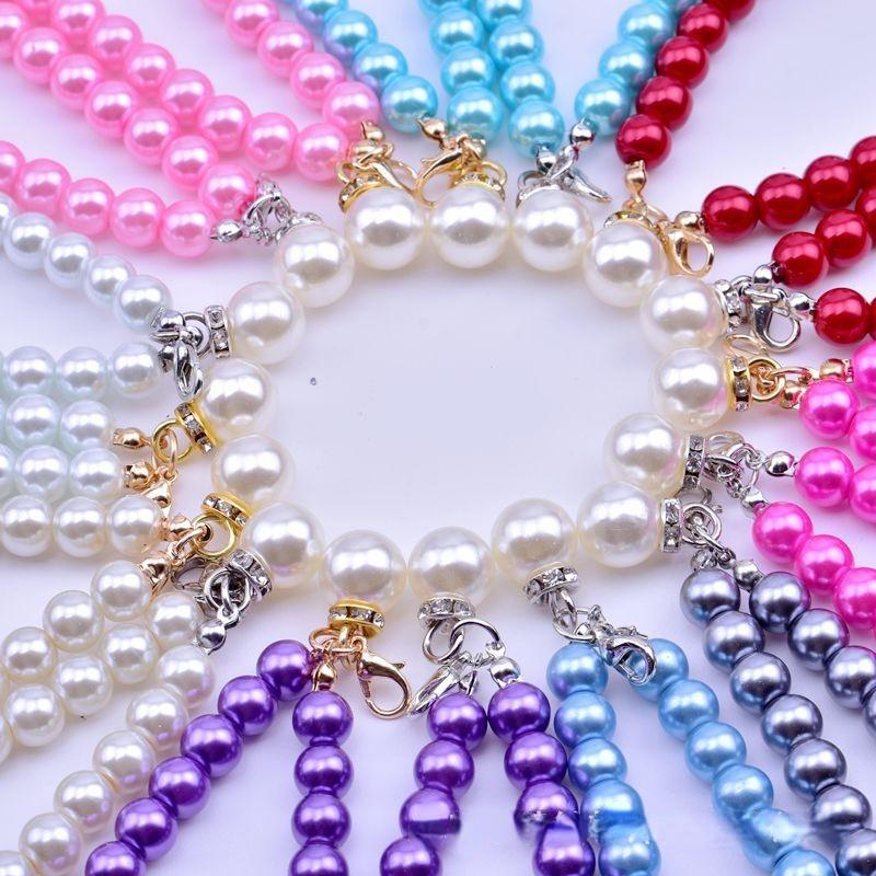 Короткая цепочка с имитацией жемчуга — фото 3