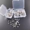 50pcs-diamond Shaped Pearl Needles DIY Pin Positioning Straight Wedding Bouquet Chest Flower Stick Making Embroidery
