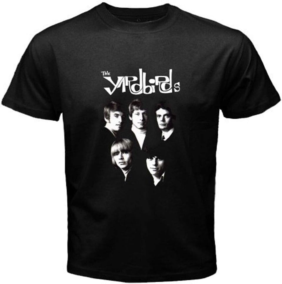 The Yardbirds Men s Black T-Shirt Size S M L XL 2XL 3XL 4XL чёрный