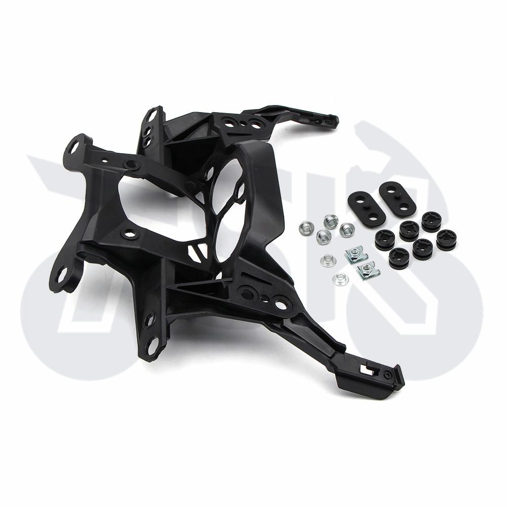 Motorcycle Black Upper Stay Cowl Headlight Bracket For YAMAHA YZF R1 2015 2016 2017 2018 2019 2020-2022 Moto Fairing Accessory