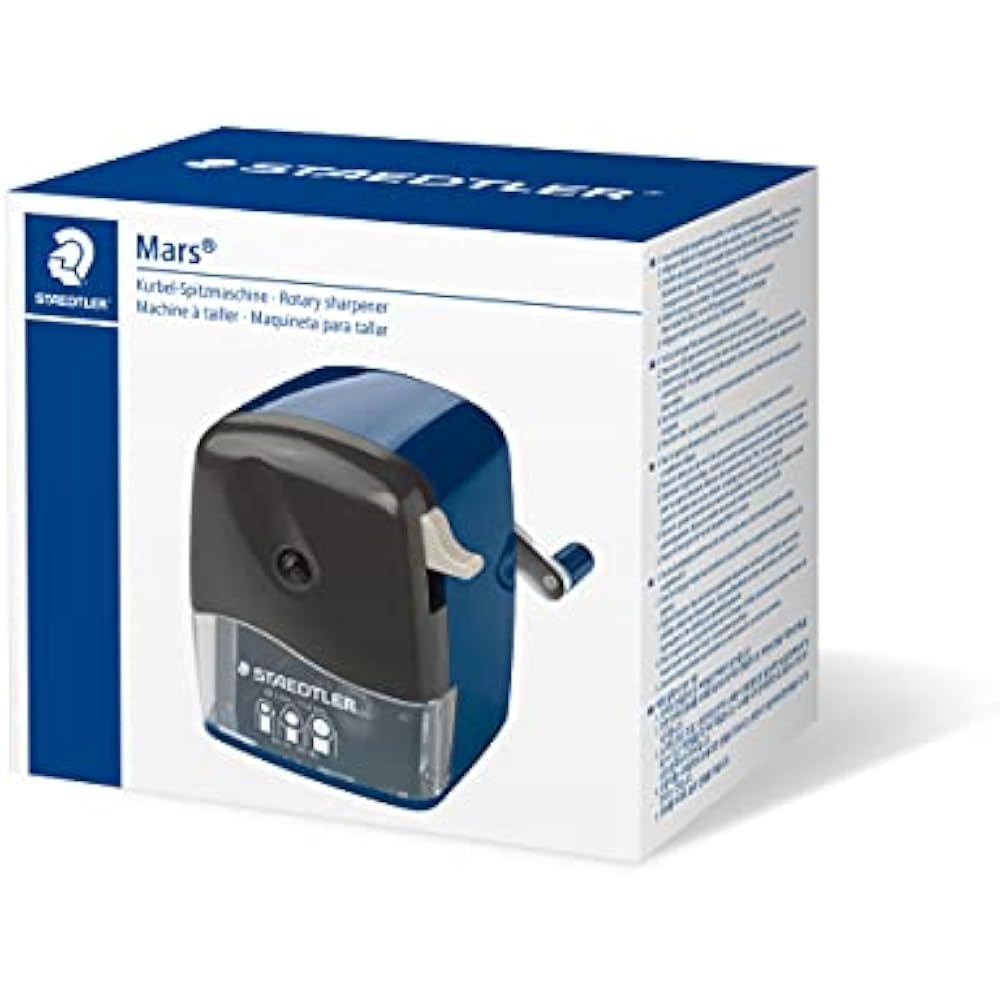 Staedtler Pencil Sharpener Mars Desktop Pencil Sharpener with Angle Adjustment Function for Penci...