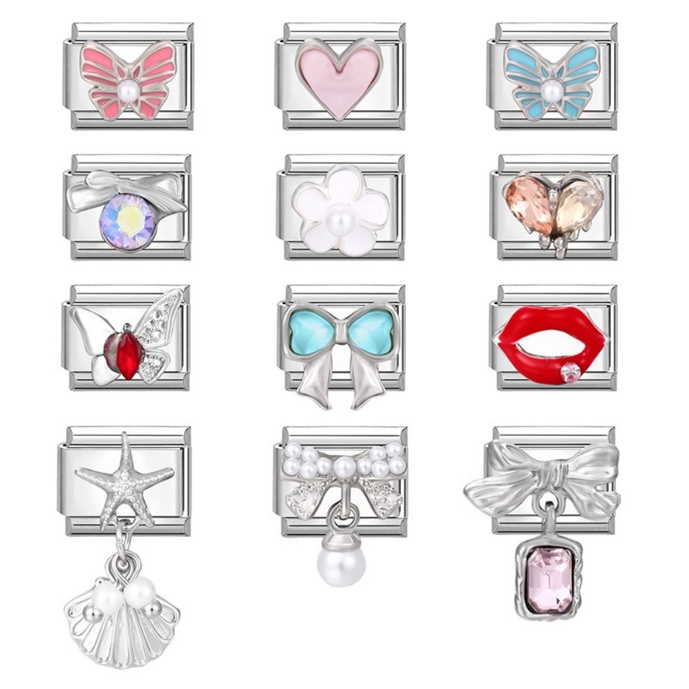 DIY Charm Bracelet Link Stainless Steel Jewelry New Module Bracelet Accessories Women's