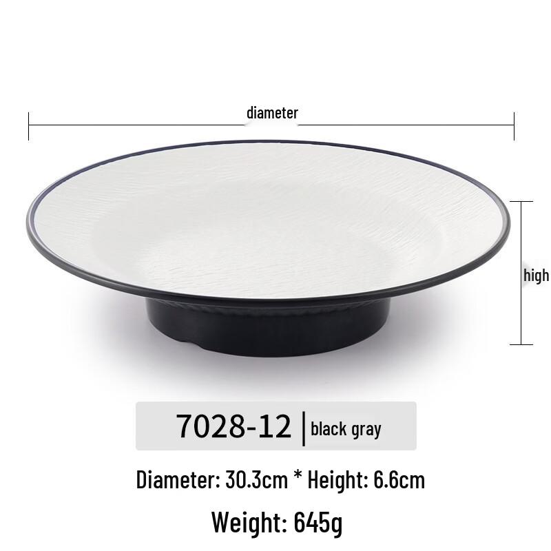 Yicang Creative Japanese Style Melamine Pedestal Plate