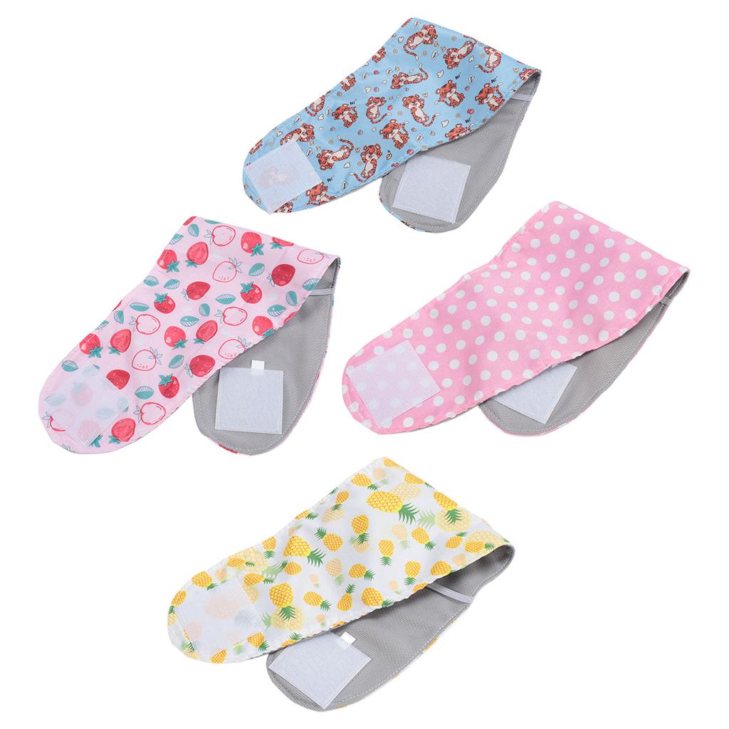 4pcs Washable Dog Diapers Male Reusable Soft Belly Bands for Dogs Puppy Nappies Wrap for Post Surgery Wound Care Daily