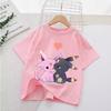 Pokemon Kids T-Shirts Anime Pikachu Jigglypuff Printed Shirts Tops Cartoon Boys Girls Summer Clothes Short Sleeves Tees New Gift