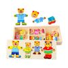 Four Bears Dress-Up Puzzle: Educational Toy for Girls