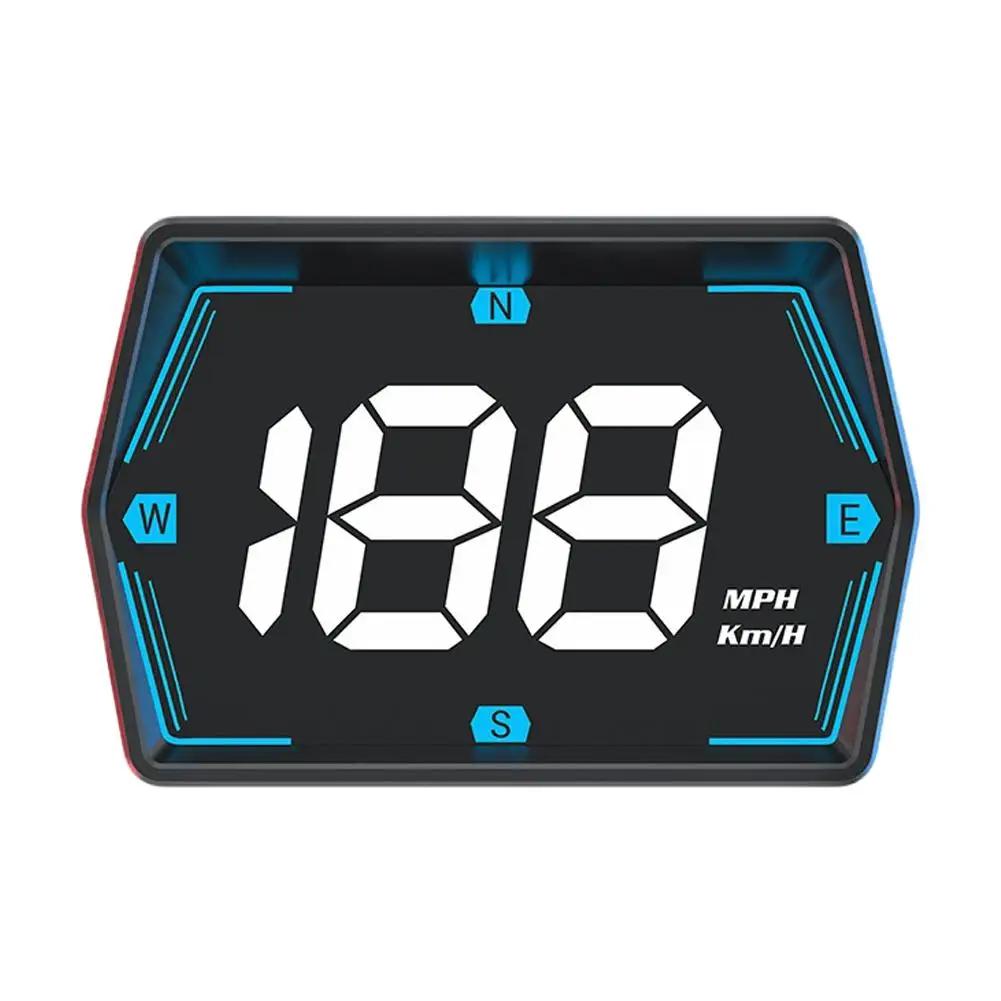 

2025 New Car Head Up Display For HUD Smart Meter Auto GPS Security Overspeed Alarm Speed Electronic Accessories Y7B0
