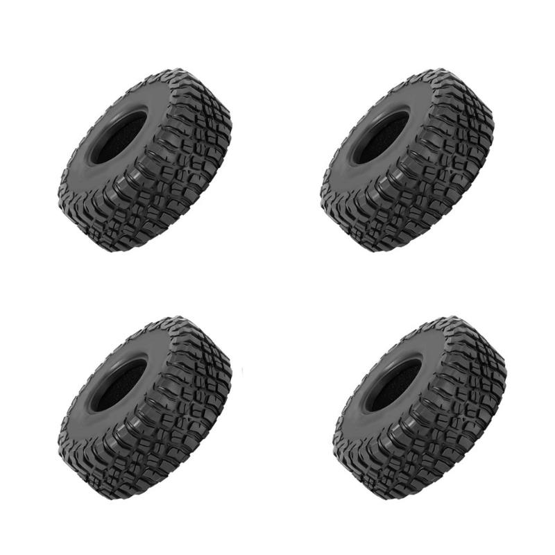 RC Tires 1.9inch 4Pcs RC Rubber Tyre Set Mud Wheel Tires for 1:10 RC Crawler SCX10 AXI03007 Gen8