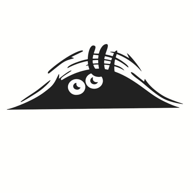 

Peeking Monster Scary Eyes Car Sticker Peeking Elf Vinyl Decal Angry Peeping Devil Eyes Sticker for Car Motorcycle Decoration 1pc