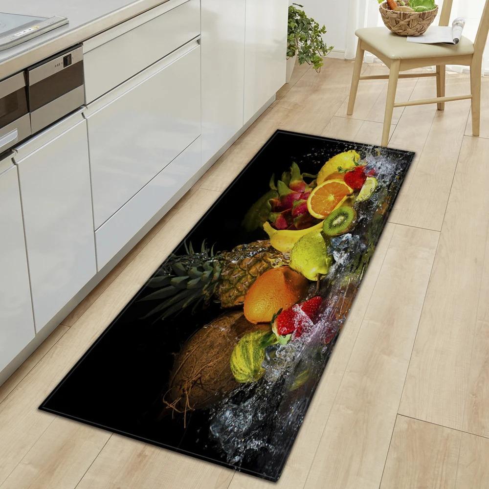Fruit Pattern Home Kitchen Floor Mat Door Decoration Floor Mat