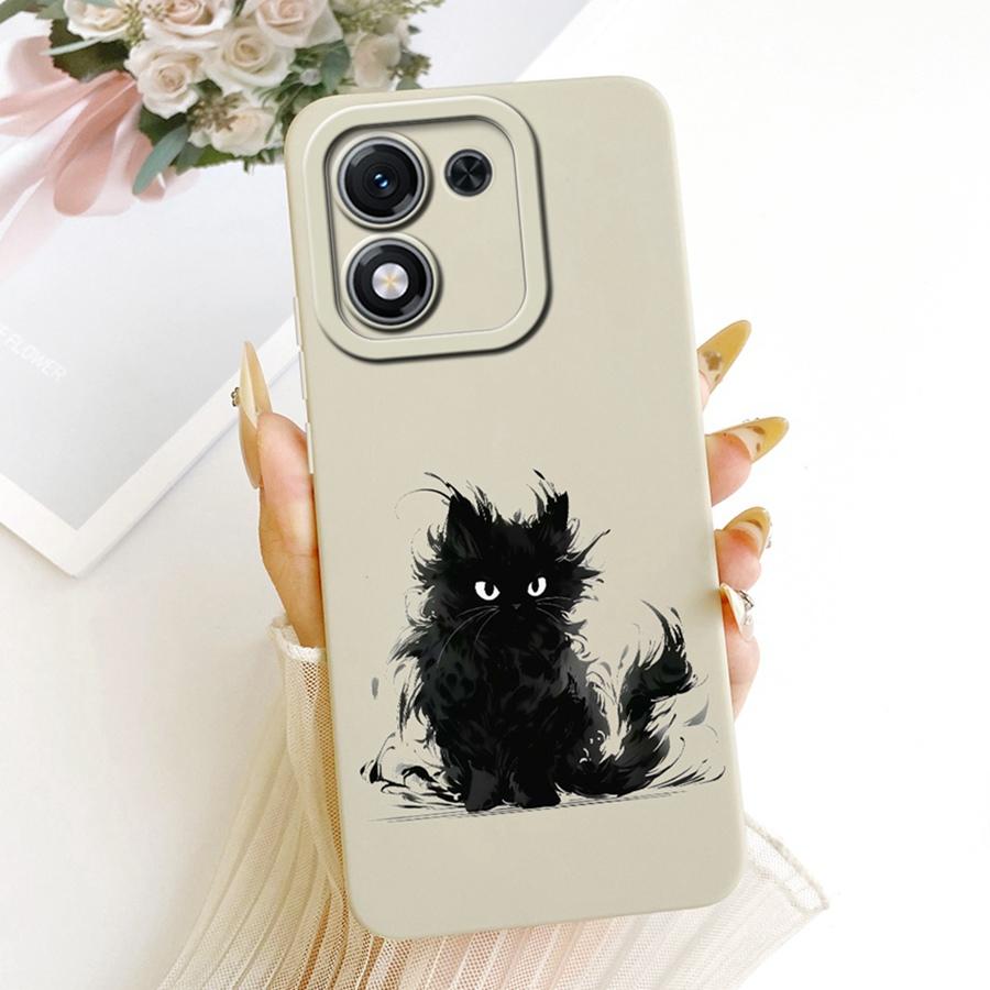 For Honor X70i X 70i 5G Case Luxury Flower Bow Painted Cover Case for HonorX70i ABR-AN00 Silicone Casing Shell Back Cover