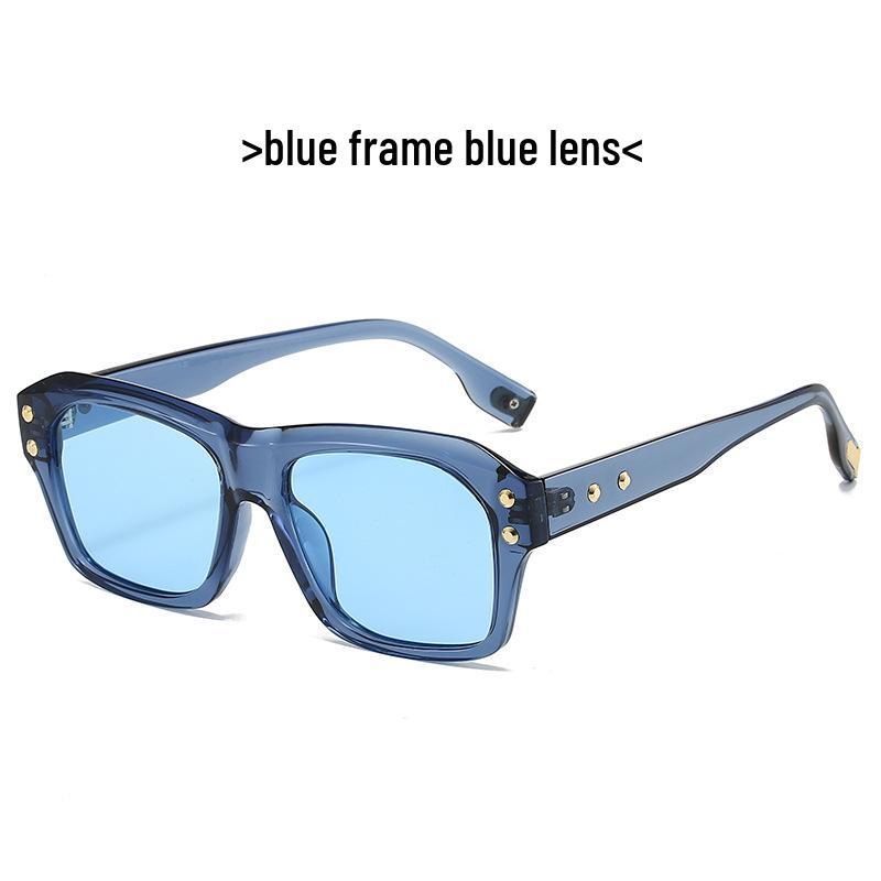 2026 Trendy TR90 Square Frame Sunglasses: Unisex Stylish UV Protection for Driving and Street Fashion