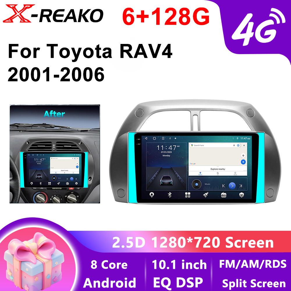 2din Android Car Radio For Toyota RAV4 2001-2006 WirelessCarplay Stereo Player Autoradio WIFI GPS Navigation FM Head Unit