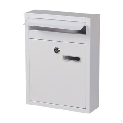 Heavy-Duty Wall-Mounted Mailbox with Secure Locking System