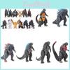 Unique Godzilla Figurine Set Featuring 12 Colors And Designs Pvc Collectible Toys