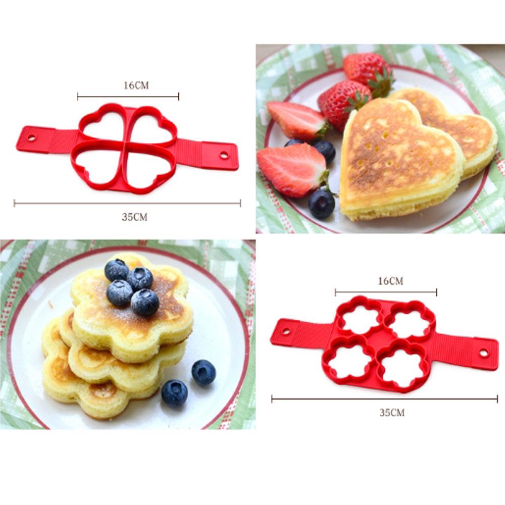 Pancake Egg Mold Fantastic Silicone Non Stick Kitchen Flippin Pancake Maker Fast Eggs Cooking Tools