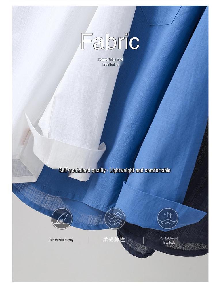 Women's Premium Linen-Cotton Shirt - Early Autumn 2025 Design