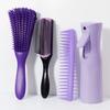 4pcs Hair Brush Set with Hair Spray bottle,Detangling Brush and Hair Comb Set for Men and Women Getting Shine Makes Hair Smooth