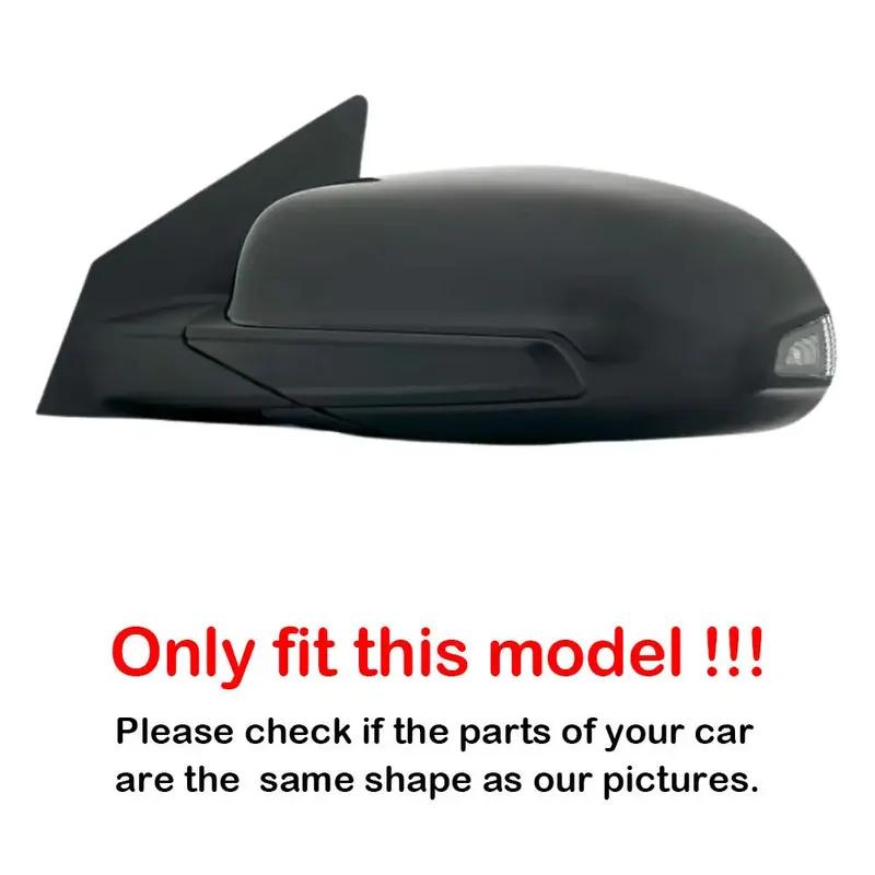 For Hyundai Kona 2018     Rearview Side Mirror Cover Wing Cap Exterior Door Rear View Case Trim Chrome Silver