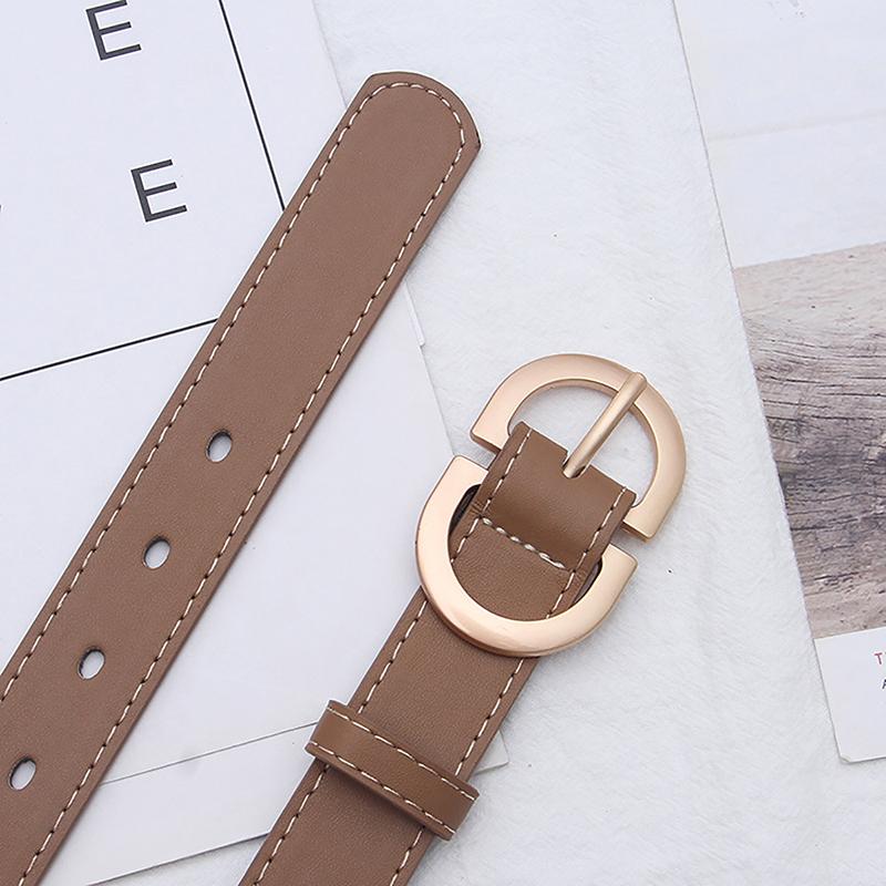 Korean Simple Belt With Suit Coat Jeans Women'S Waistband Simple Decorative Casual Versatile Belt Accessories