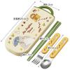 Skater Lunch Box Trio and Made in and Catbus for Boys and TACC2AG Children's Set, Chopsticks, Spoon, Fork, Kids' Cutlery, Antibacterial, Easy-Open