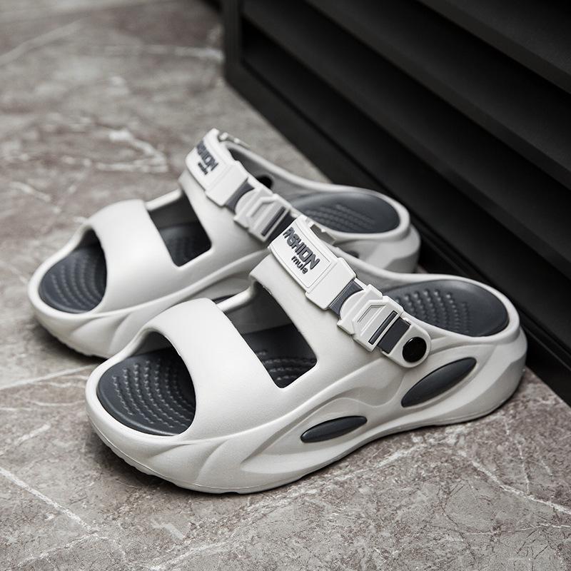Men s Summer Non-slip Thick-soled Outdoor Sandals for Driving and Beach 38/39