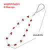 2023 Trendy Mobile Strap Phone Charm Cherry Beaded Phone Chain Jewelry For Women Anti-Lost Lanyard Gift Keychain Wholesales