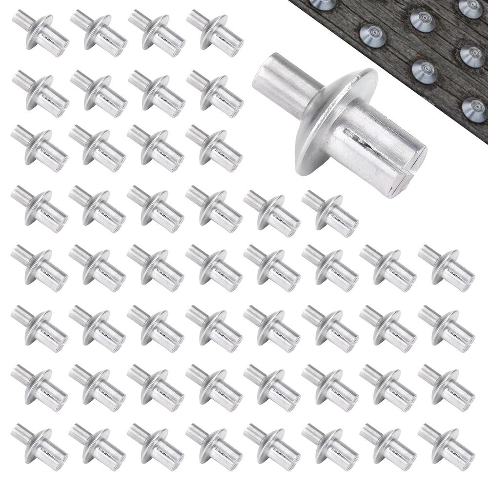 Aluminum Blind Rivet Knock Type Expansion Aluminum Rivets Half Round Head Aluminum Core Rivets Round Dome Open Head Blinds