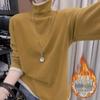 Women's High-Neck Velvet Layered Look Long Sleeve Top for Fall/Winter