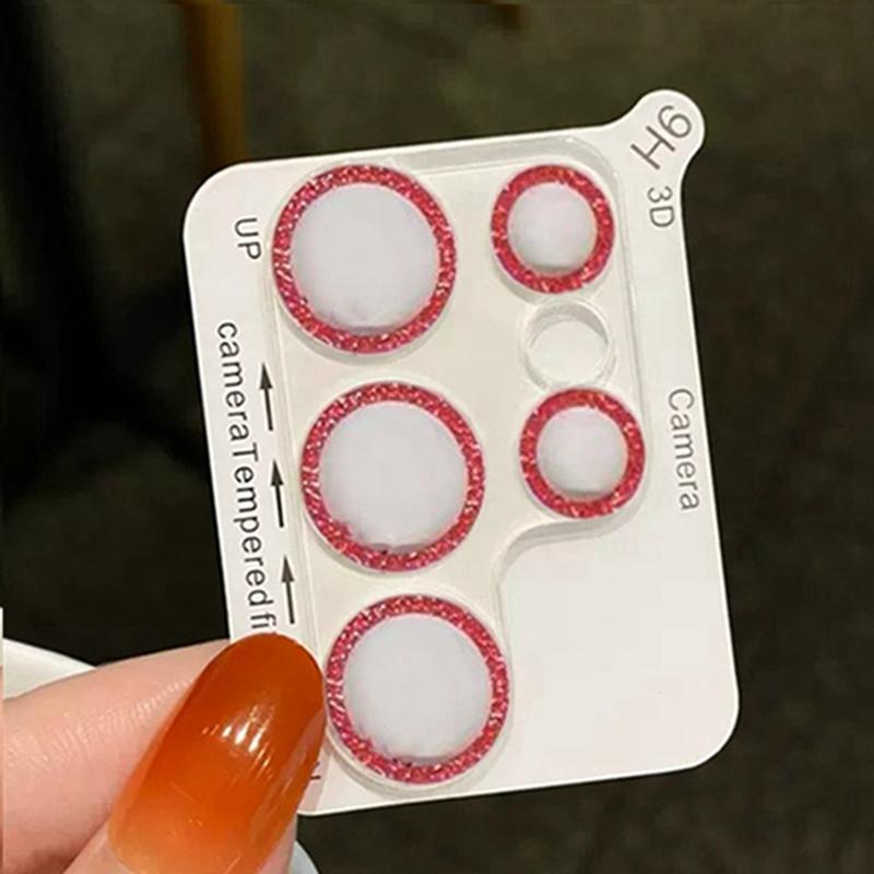 Samsung Galaxy S22 S23 S24 Plus / S22 S23 S24 Ultra Bling Ochranný prstenec objektivu fotoaparátu Tvrzené sklo