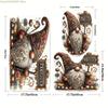1pc/3pcs/4pcs Vintage Luxury Pearl Gnome Pattern Bathroom Set