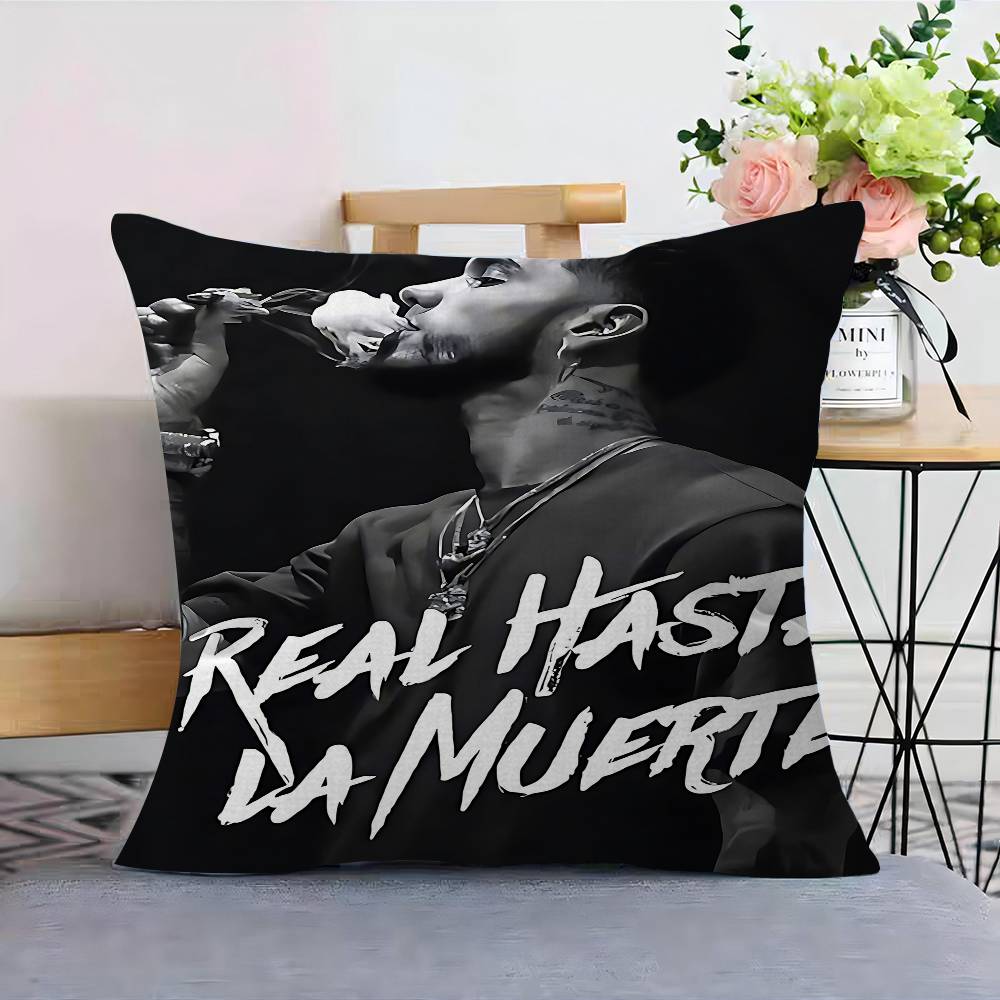 Rapper Real A-Anuel AA Cushion Cover Pillowcase Upholstery Sofa Throw Pillow Home Decor Pillowcas