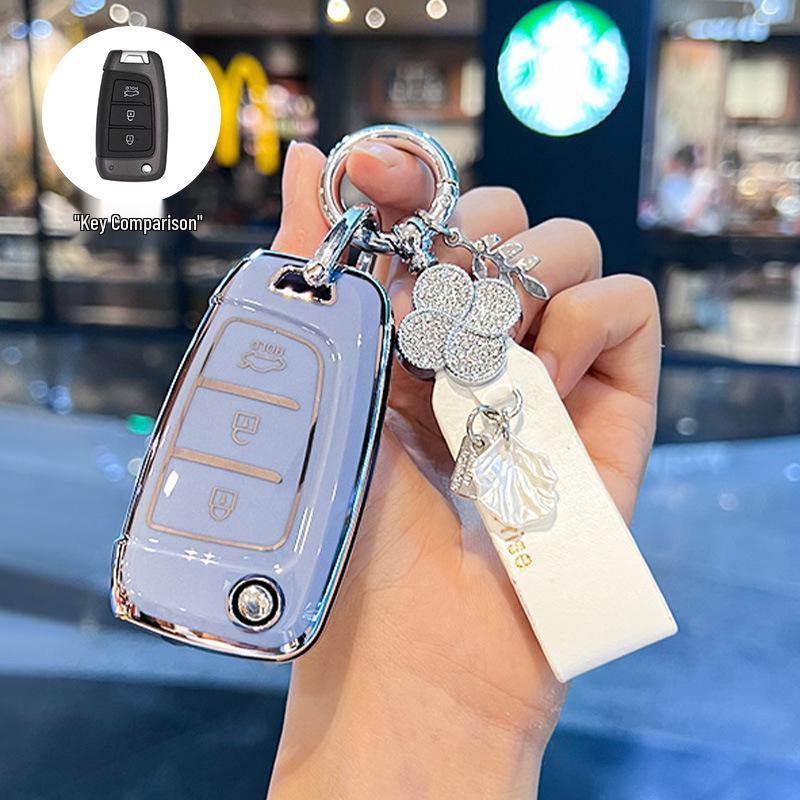 Kompatibel mit 20 Modellen: Schlüsselabdeckung für Beijing Hyundai New Elantra, Verna, ix25, Mistra, ix35 - Schutzschale Schnalle