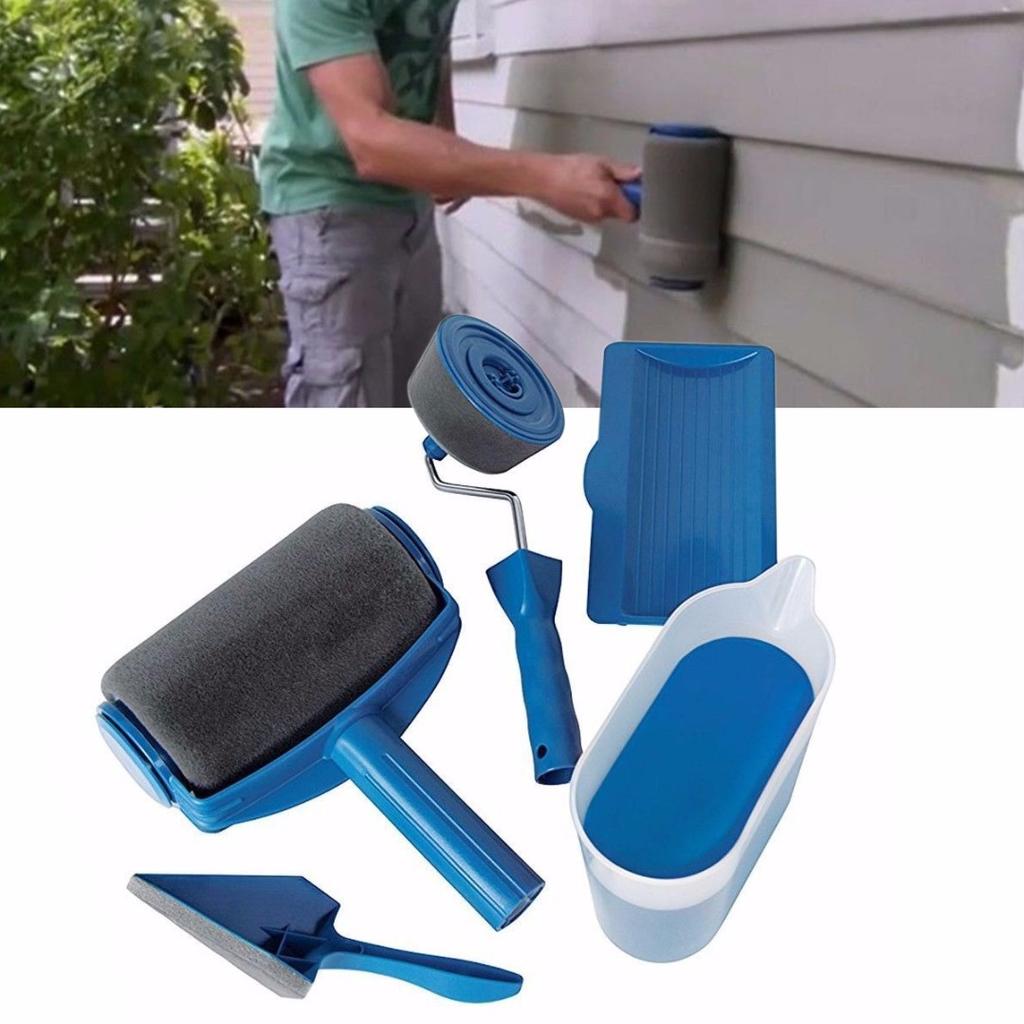 5 Pcs DIY Paint Roller Kit Room Wall Painting Runner Pintar Facil Decoration New