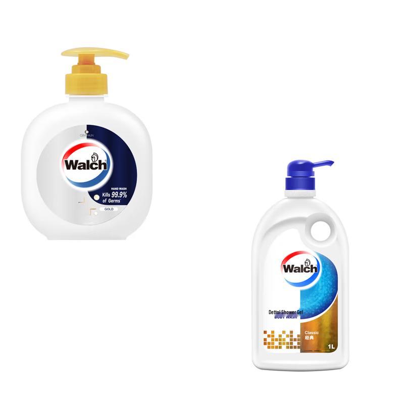 

Walch Antibacterial Hand Wash & Shower Gel Set