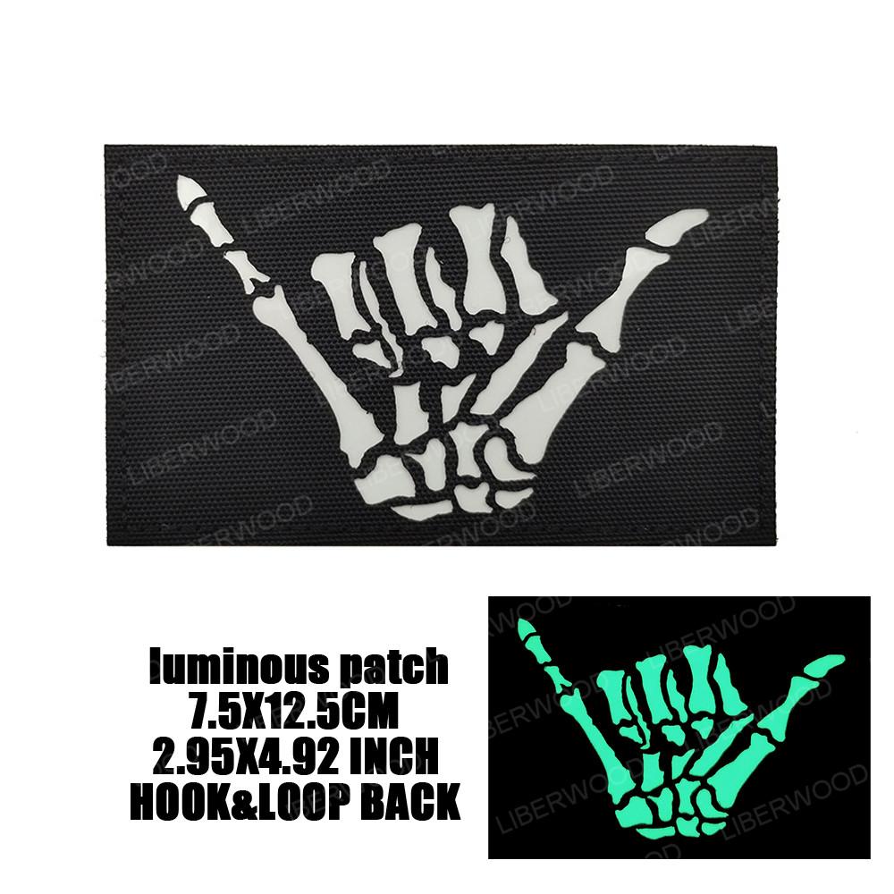 Finger Gun & Flower Embroidered Iron On Patch - 3.5x2 Inch Applique For DIY Clothes, Hats, Bags - View #10