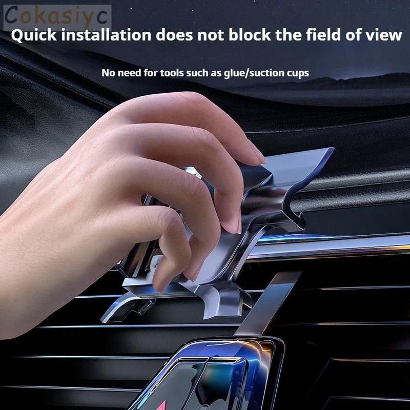 Car Phone Holder Base Special Mounts For JEEP Compass 2017-2020 Fixed Air Outlet Bracket Base Accessories With Ball Head 17mm