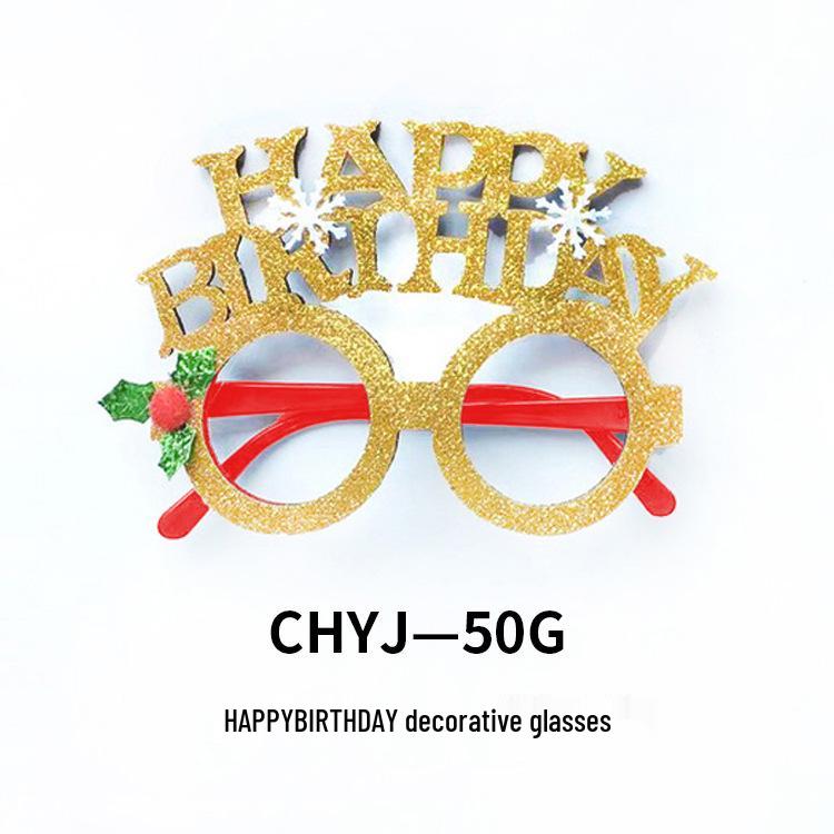 Kreative Weihnachtsbrillen - Weihnachtsmann, Schneemann, Geweih für Erwachsene & Kinder