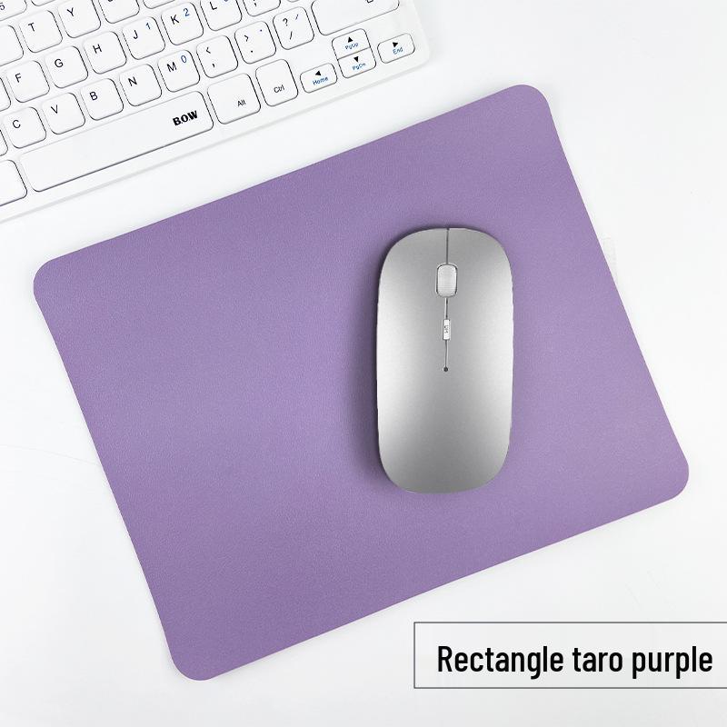 Customizable Multi-Color PU Leather Mouse Pad - Durable, Dirt-Resistant, Available In Square or Round Shapes.