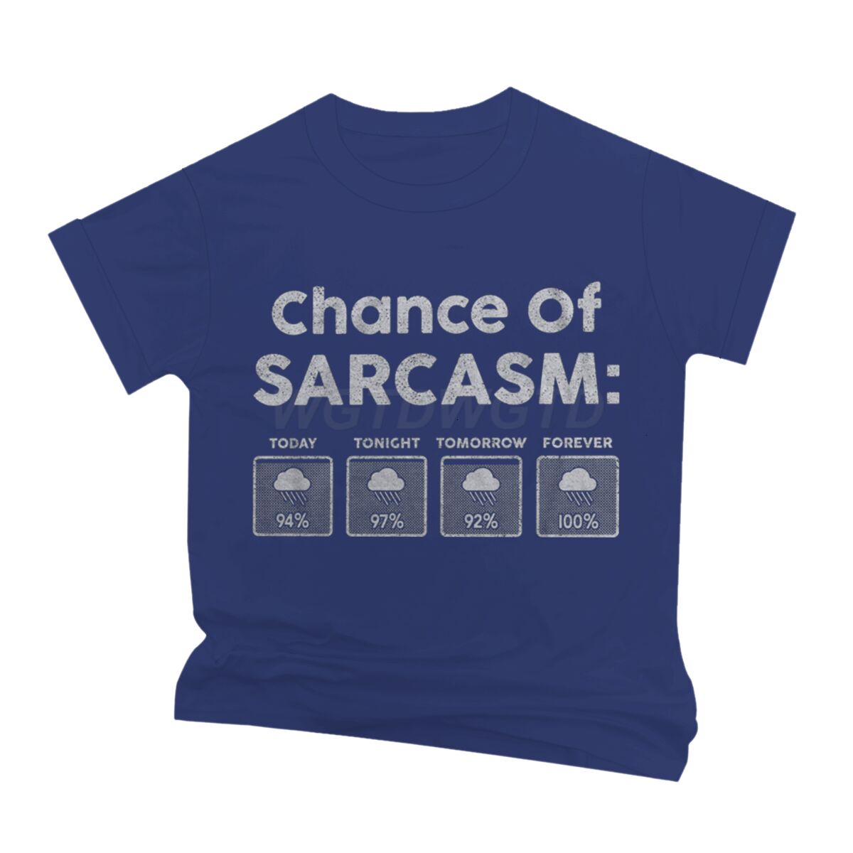 Chance of Sarcasm Today Print T Shirt Men Women Vintage Humor Streetwear Short Sleeve Crewneck Fun Ropa Hombre S