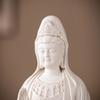 Chinese feng shui ceramic Nanhai Guanyin Bodhisattva statue standing Figure, great Compassion and mercy Guanyin Bodhisattva whit