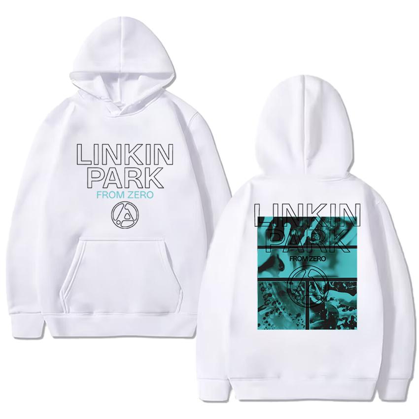 Linkin Park From Zero World Tour 2025 Print Hoodies Men Women Street Fashion Hip Hop Rock Sweatshirt Long Sleeves Fleece Hoodie